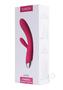 Svakom Angel Rechargeable Silicone Heating Rabbit Vibrator - Plum Red/silver